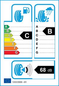 Etichetta per Nokian WEATHERPROOF 155/70 R13 75T Quattro stagioni